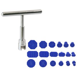 Anlising Dent Repair Kit Car, Dent Repair Dent Removal Tool with 18 Spacers, T Bar Puller, Car Paintless Dent Removal, Paintless Dent, Car Tool, Dent Puller Slide Hammer, for Cars