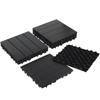 Neoaider 9PCS Plastic Interlocking Decking Tiles 12" x 12", 9