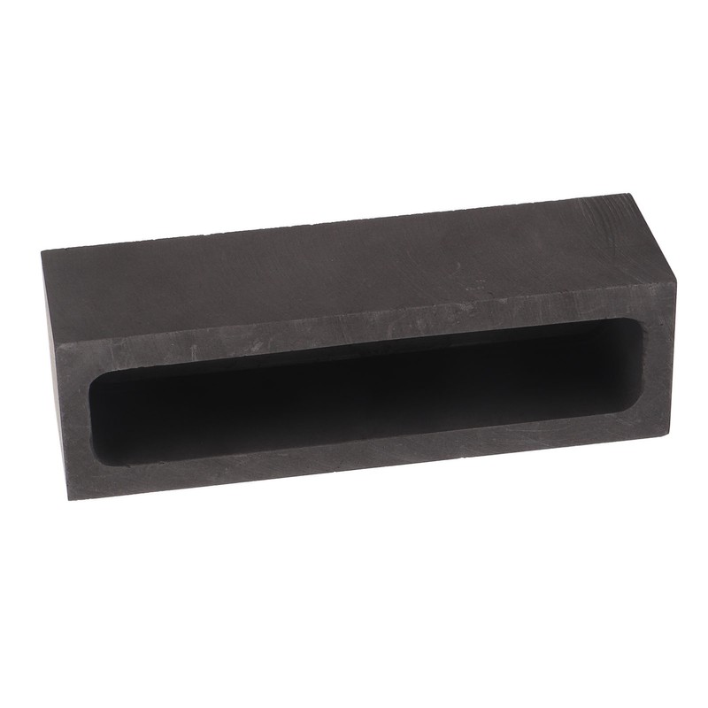 Graphite Ingot Mold Rectangular High Thermal Stability Metal Graphite Crucible