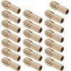 20 Pcs Brass Drill Chuck Precision 0.5-3.2mm Brass Collet Drill