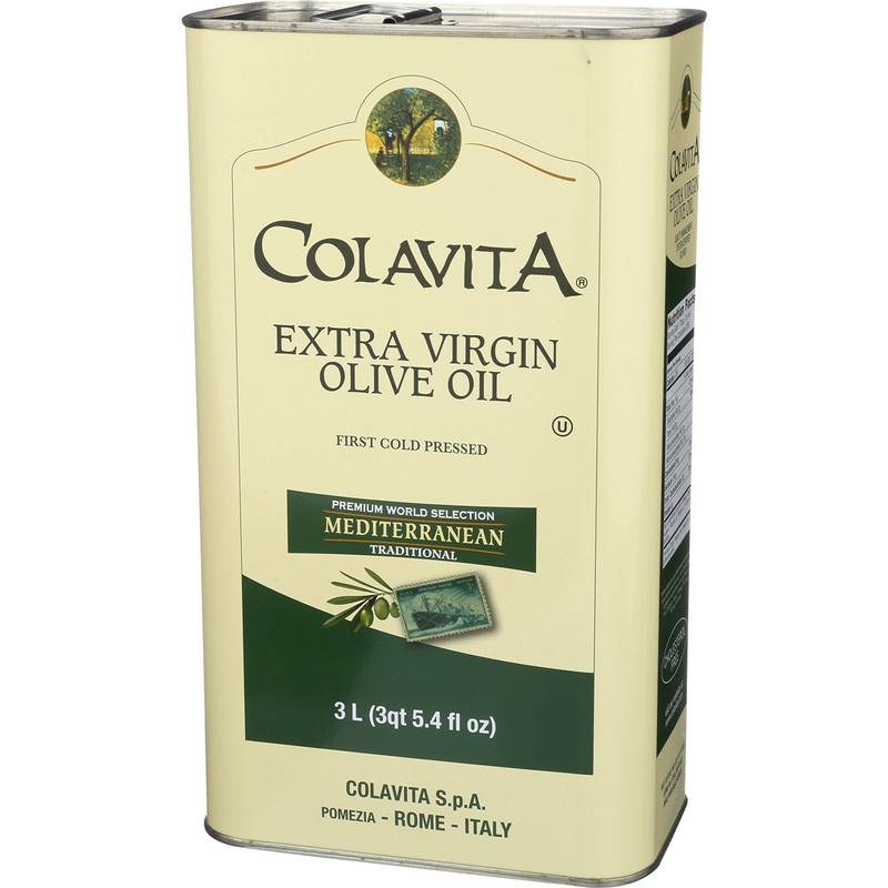Colavita Mediterranean Extra Virgin Olive Oil Pack of 1 Tin