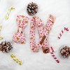 Elegant little tail Dog Collar with Bow - Christmas Gingerbread