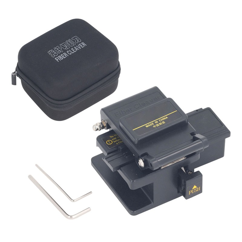 Fiber Cleaver High Accuracy Cold Splicing Hot Melting Optical Fiber