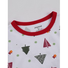 Joyond Kids Family Matching Christmas Holiday Sets, Snug Fit 100% Cotton, Adult, Men, Women, Big Kid, Toddler,Pajama Set, Christmas Tree, M