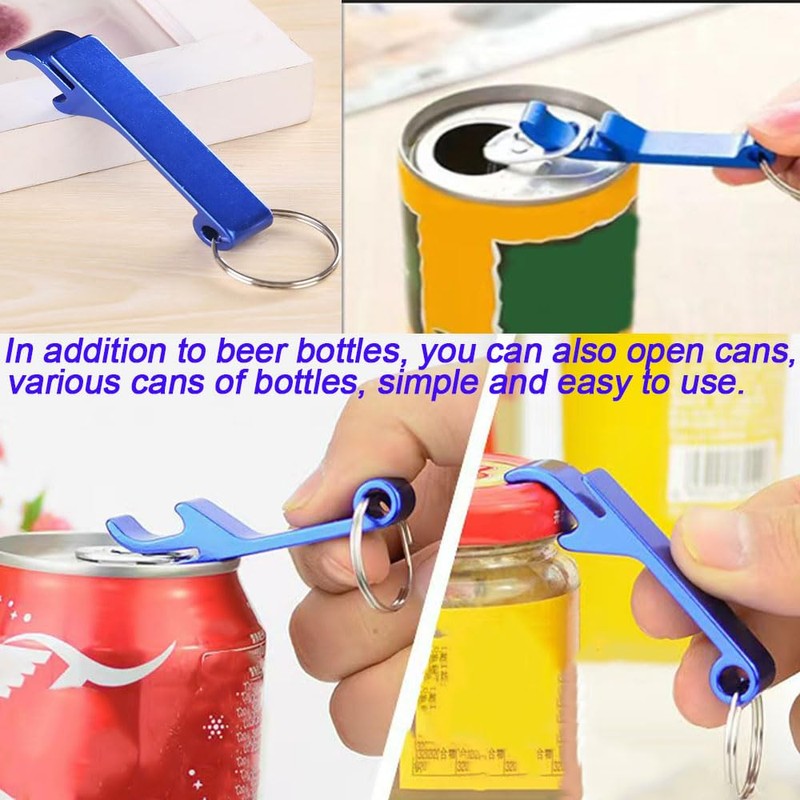 MTOMDY 50 Pcs Bottle opener Keychain Bulk,Soda Beverage Beer Bottle
