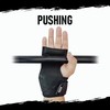 QTF Weight Lifting Grips (Pair) for Heavy Powerlifting, Wrist Straps