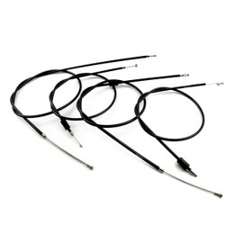 Motoflex Simson Enduro, S70 60157-G-S for Bowden Cable Set with Gas Brake Starter and Clutch Cable, Black