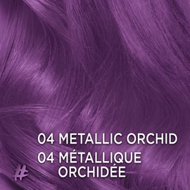 L'Oreal Paris Colorista Metallic Semi Permanent Hair Color for Blond Hair, 04 Orchid, Purple Hair Dye, 4 fl oz