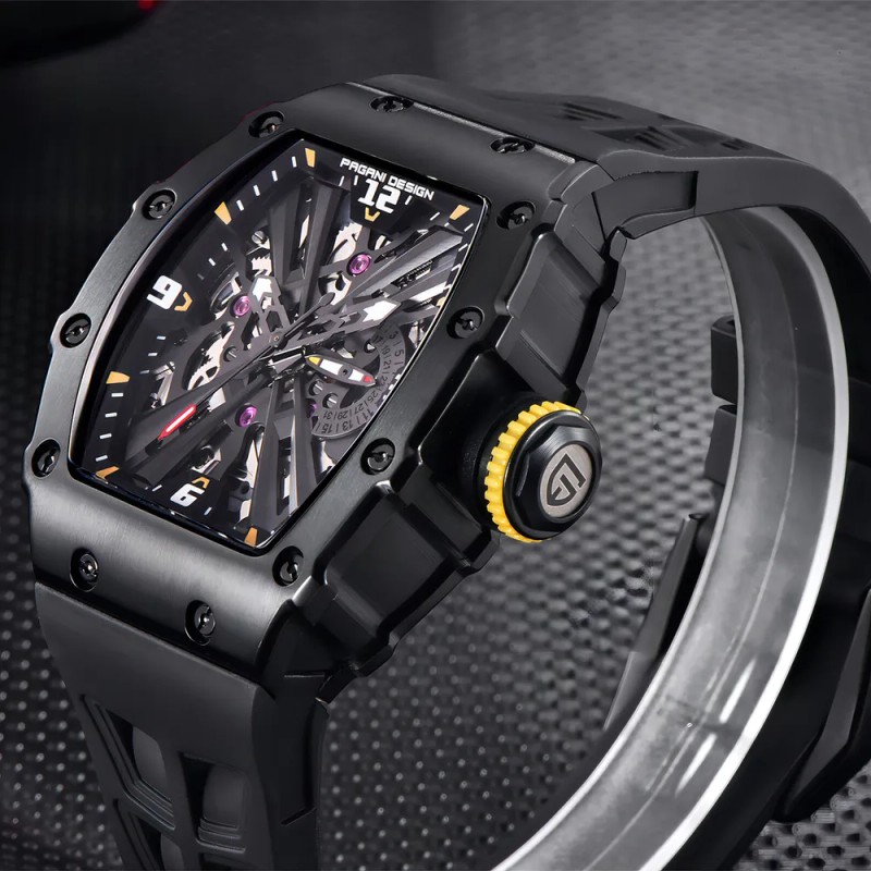 Reloj De Pulsera Analógico Ejecutivo Pagani Design Para Homb Correa
