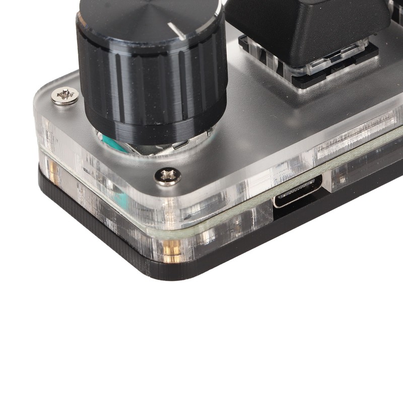USB Mini 3 Key Keypad with Knob DIY Programmable Type
