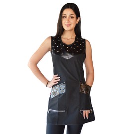 Ladybird Line Metal Stud Cobbler Apron for Pet Groomer - One Size