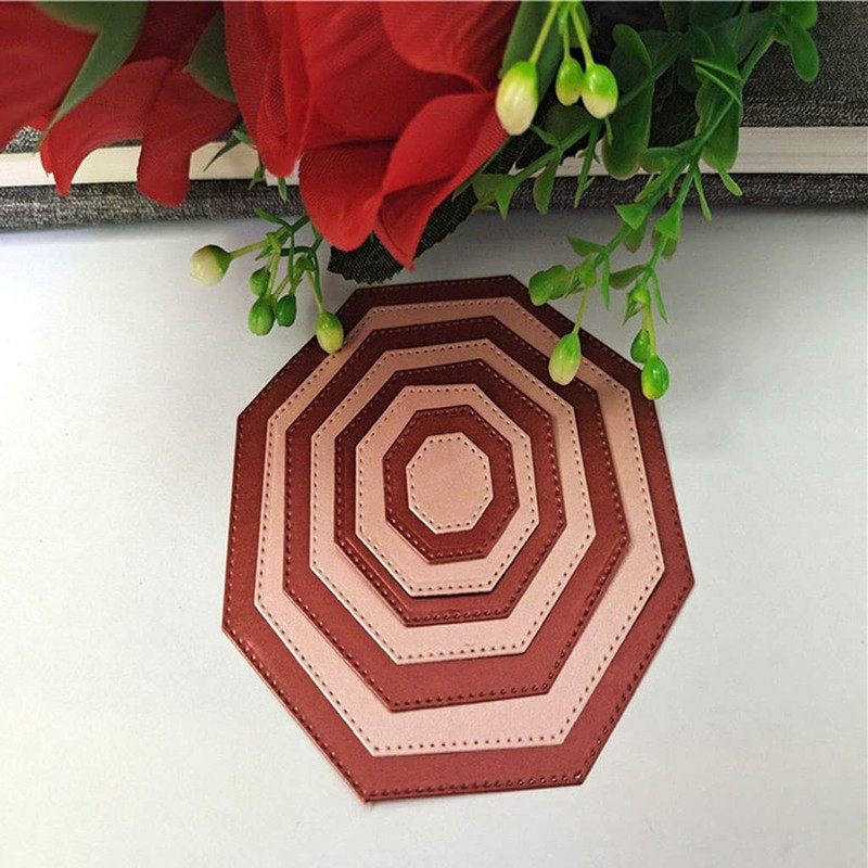 COMEYER Octagon Metal Cutting Dies Stencil DIY Scrapbooking Album Paper