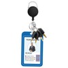 Badge Reels Retractable with Carabiner Reel Clip, Worker Badge Holder
