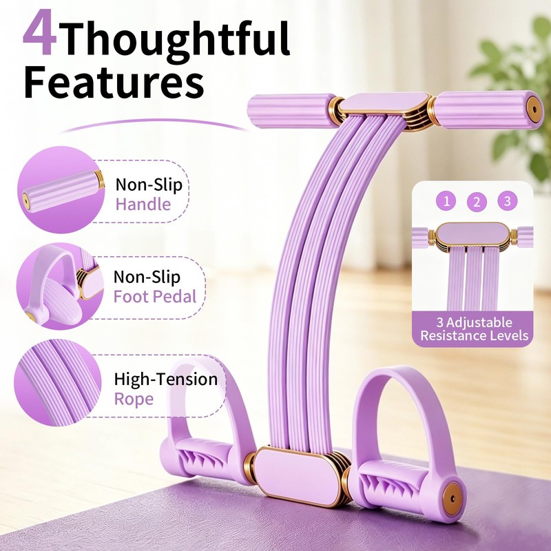Flexella Pedal Resistance Band (Purple)