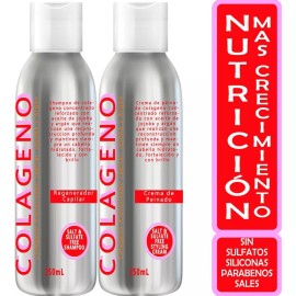 Vivenatural Shampoo Y Crema De Peinado Colageno 250ml Envió Gratis!