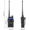 Baofeng US 4x Baofeng UV-5R Dual-Band VHF UHF FM Transceiver