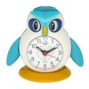 Eichmüller Children's Alarm Clock Owl Blue Analogue Alarm Clock with