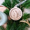 Personalisierte Weihnachtskugel: Geschenk für Schwangere werdende Mütter - Besondere Weihnachtskugeln