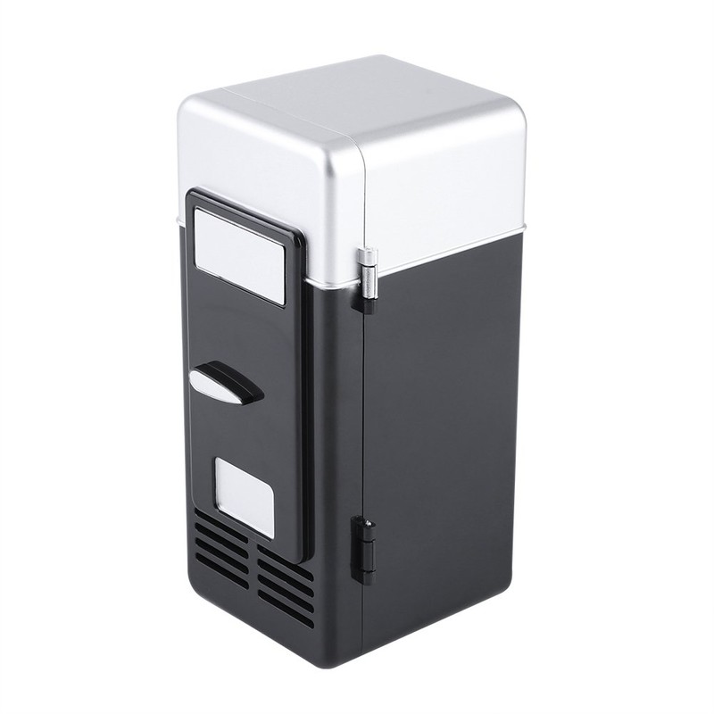 TOPINCN Mini USB Refrigerator Cooler Beverage Drink Cans Refrigerator and