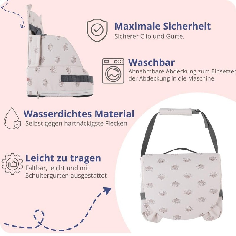 Noukie's Baby Booster Seat Removable Washable from 9 Months to