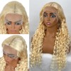 Grcabeir 30 Inch Blonde 13x4x1 Lace Front Wig Human Hair
