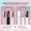 Beauticom PINK 50 Piece Plastic False Nail Tip Sticks Chart