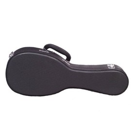 Ohana Pineapple Soprano Ukulele Hardshell Case Deluxe Black Velvet Interior