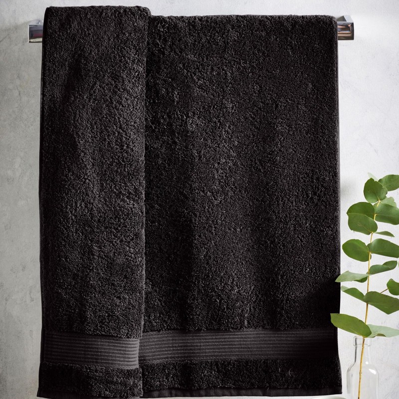 NEXT Home Egyptian Cotton Hand Towels - 100% Cotton Black