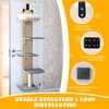 5-Levels Door Hanging Cat Climber, Vertical Door-Mounted Cat Tree Tower