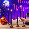 24 Pack Flameless Taper Candles with Remote Control and Timer