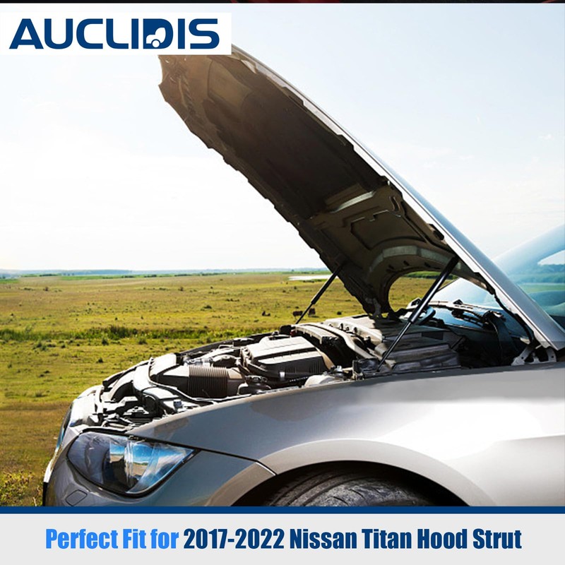 Hood Strut Lift Support Compatible with Nissan Titan 2017-2022, Bonnet