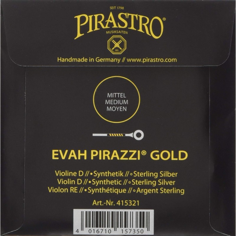 EVAH PIRAZZI GOLD エヴァ ピラッツィ ゴールド ヴァイオリン弦D線