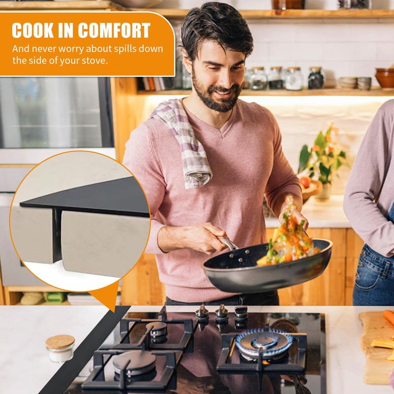 Inscrip Pack of 2 Worktop Connection Rail for Kitchens, Plate