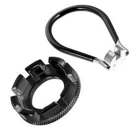 Voarge 2 Pcs Bicycle Spoke Wrench 8-Way Nipple Spokes Tool for Adjusting Bicycle Rims Black