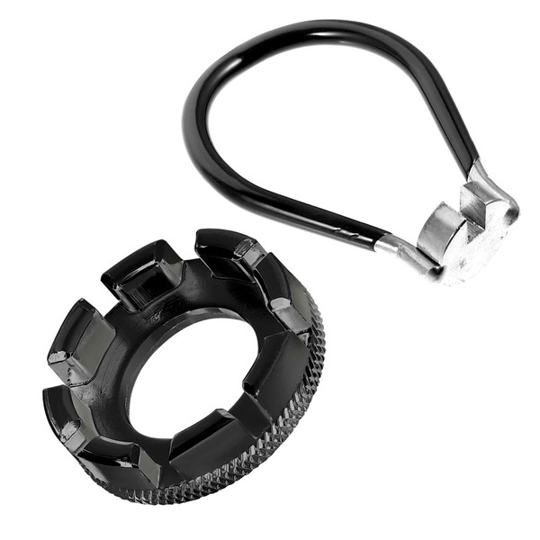 Voarge 2 Pcs Bicycle Spoke Wrench 8-Way Nipple Spokes Tool