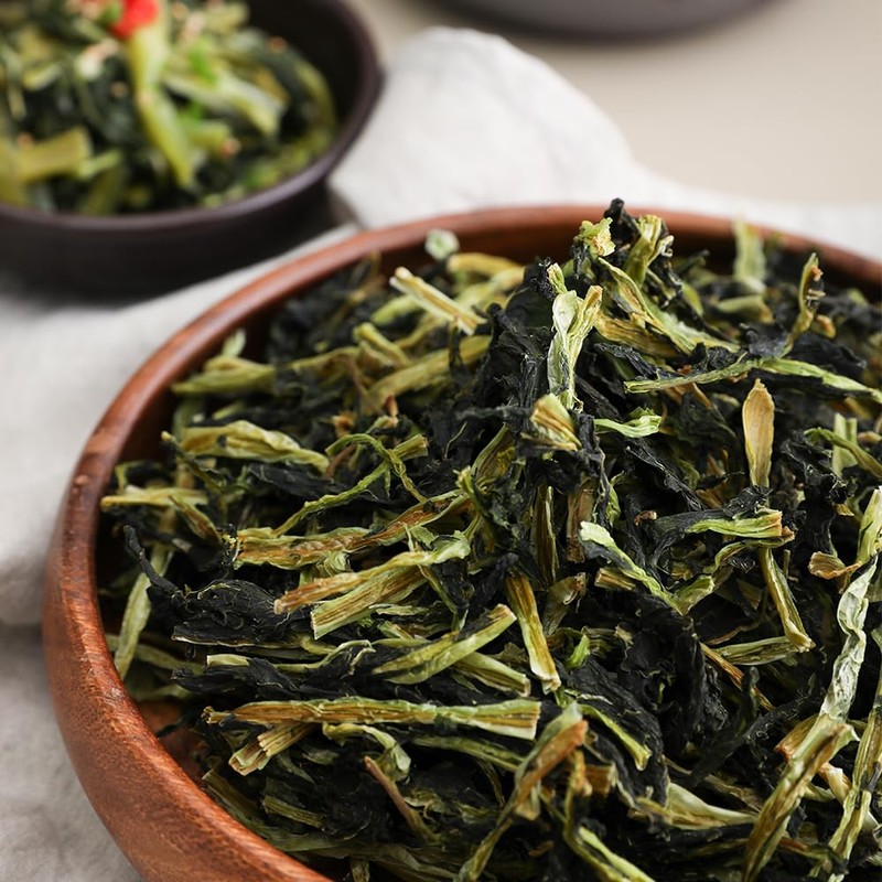 Pyeongchang Dried Easy Cook Radish Leaves 2.82oz. 간편시래기 Korean Dried