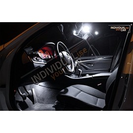 INDIVIDUALise your CAR Interior Lighting Set for 5 Series F10 Saloon (With Panoramic Roof, Pure White) Pure White