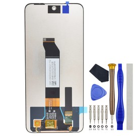 Black Full LCD Digitizer Touch Screen Assembly Replacement for Xiaomi Redmi Note 10 5G Note 10T 5G Xiaomi Poco M3 Pro 6.5" with Tool Kit