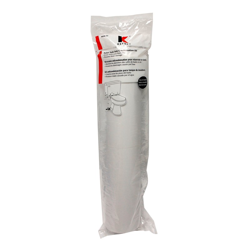 Keeney K836-22 Anti-Condensation Toilet Tank Liner Insulation Kit, Prevents Water
