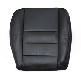 NLQR Driver Side Bottom Replacement Seat Cover & Foam Cushion Black Compatible with Ford F250 F350 F450 F550 Lariat Super Duty XLT 2002 2003 2004 2005 2006 2007