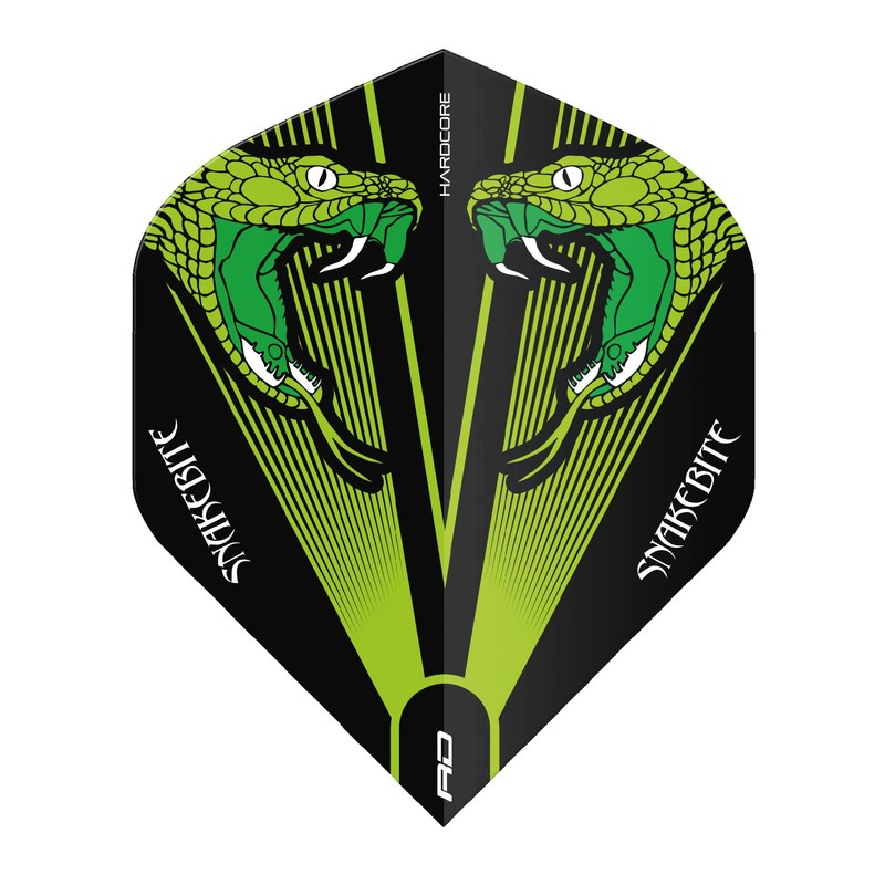 RED DRAGON Snakebite Hardcore Dart Flight Collection 5 Sets Per