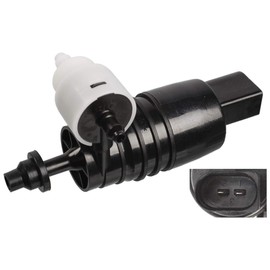 febi bilstein 107463 Washer Pump for Windscreen and Headlight Cleaning System with Sealing Ring