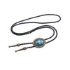 GelConnie Native American Bolo Tie Rodeo Cowboy Corbata de piel