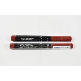 Revlon 2 Revlon Colorstay Matte Lite Crayon For Lips #002 CLEAR THE AIR - SEALED
