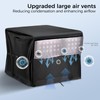 UNUN Fire Pit Covers Waterproof, Patio Firepit Covers Square Heavy