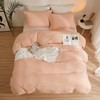 Pink Duvet Cover Queen Size Soft Washed Microfiber Duvet Cover