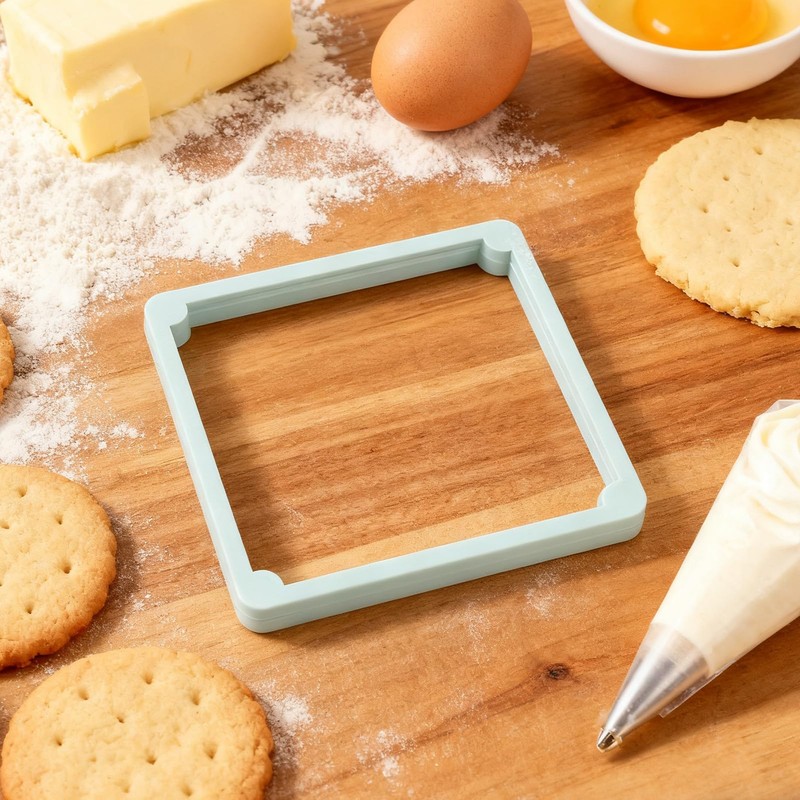 NICENEEDED 4.72 x 4.72 Inch Cookie Stencil Holder, Cookie Stencil