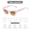GIFIORE Retro Cat Eye Sunglasses For Women Narrow Pointy Cateye