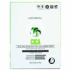 Mediview One-Day Essential Skincare Mask Pack 20ml - Cica, 10 Sheets 7ea