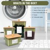 Zingbee 4 Pack Laundry Pods Container & Dryer Sheet Holder,